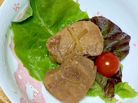 あっさり味、ブタの生姜醤油煮